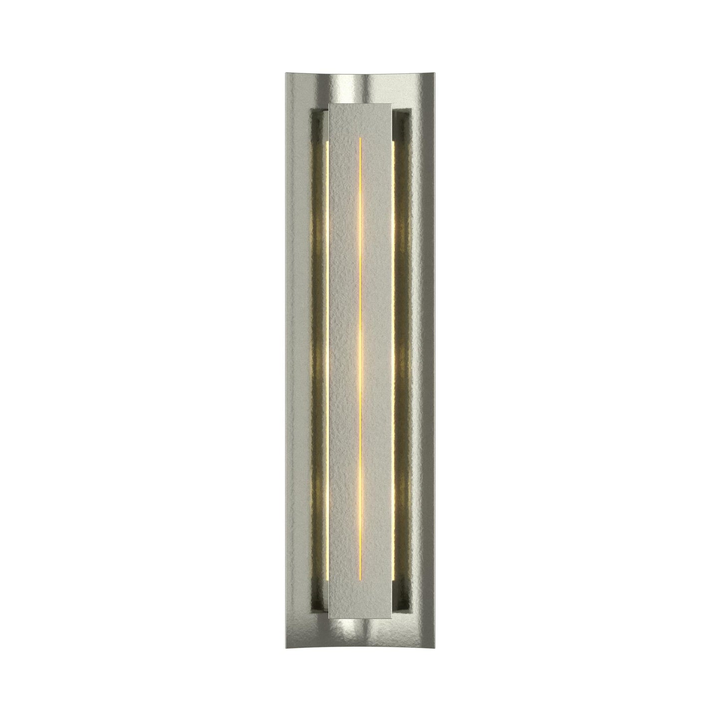 Gallery 217635 Wall Light in Sterling/Ivory Art Glass.