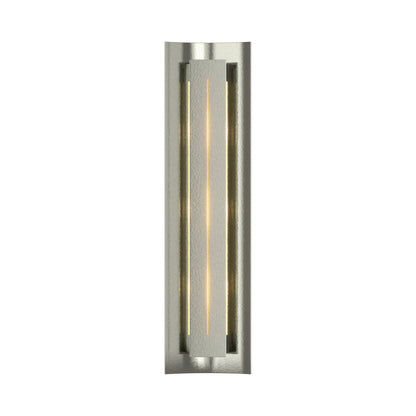 Gallery 217635 Wall Light in Sterling/Ivory Art Glass.