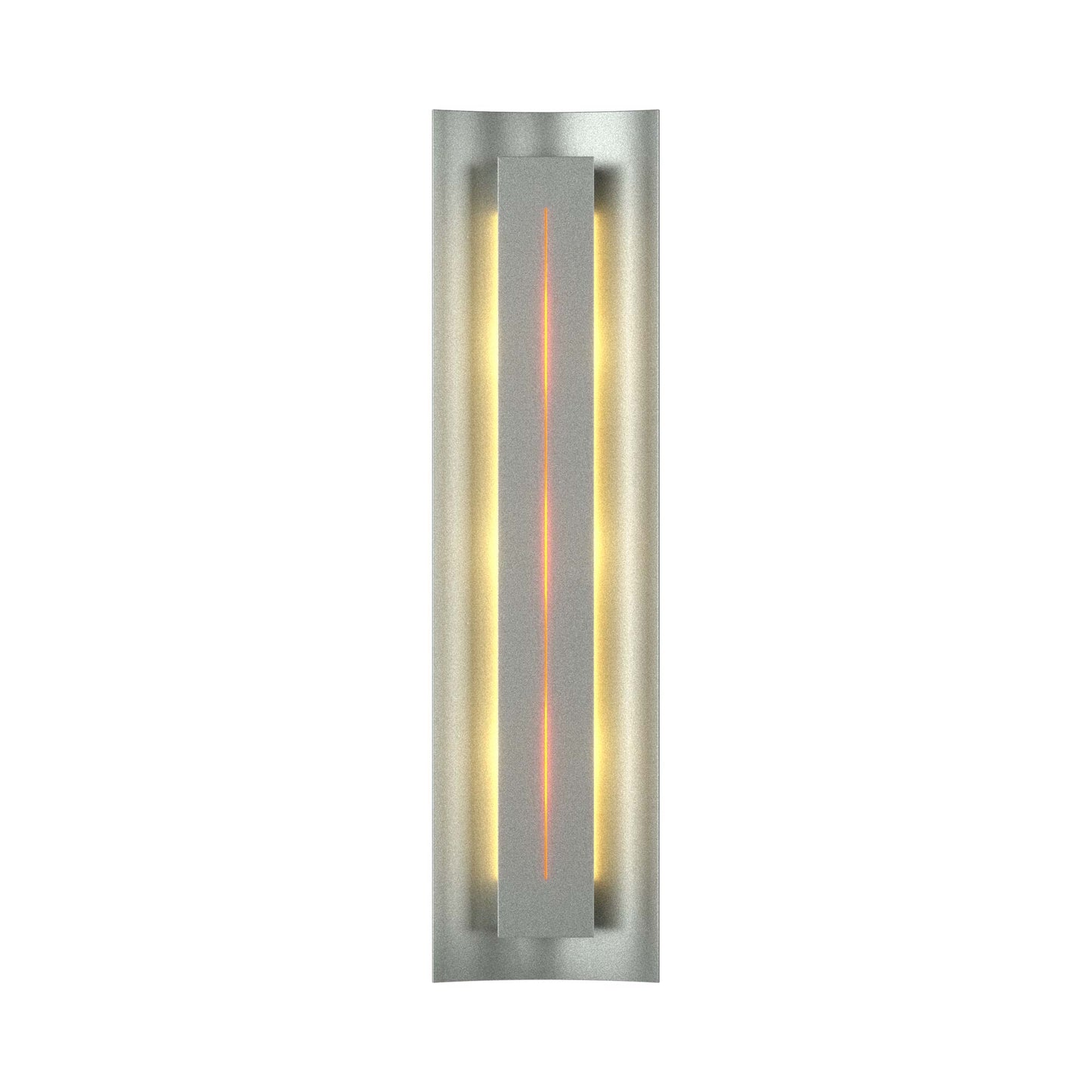 Gallery 217635 Wall Light in Vintage Platinum/Amber Glass.