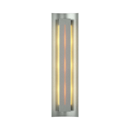 Gallery 217635 Wall Light in Vintage Platinum/Amber Glass.