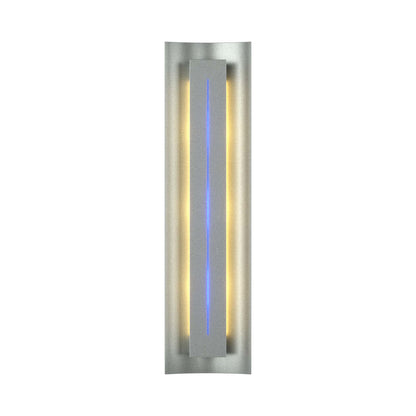 Gallery 217635 Wall Light in Vintage Platinum/Blue Glass.