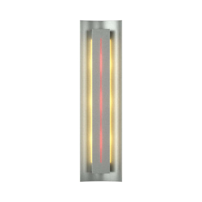 Gallery 217635 Wall Light in Vintage Platinum/Red Glass.