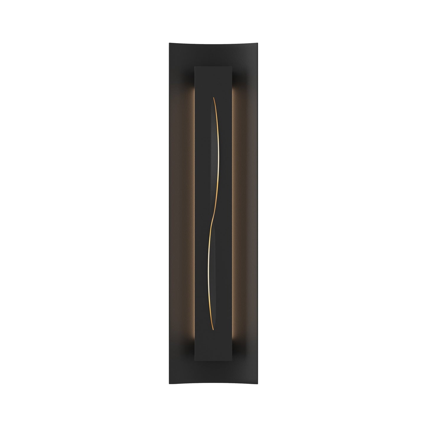 Gallery 217640 Wall Light in Black/Ivory Art Glass.