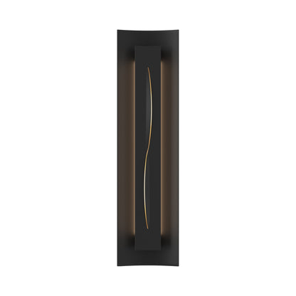 Gallery 217640 Wall Light in Black/Ivory Art Glass.