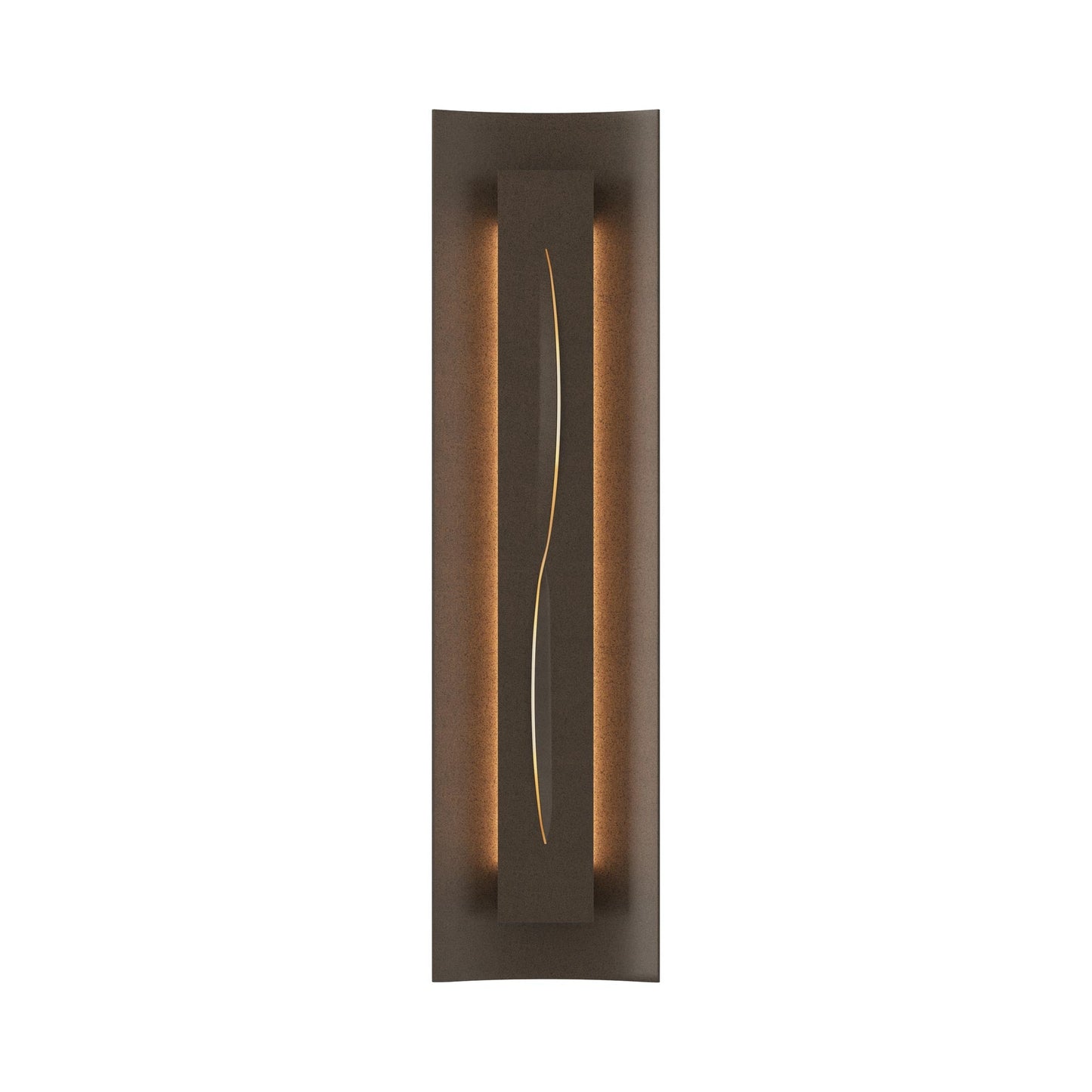 Gallery 217640 Wall Light in Bronze/Ivory Art Glass.