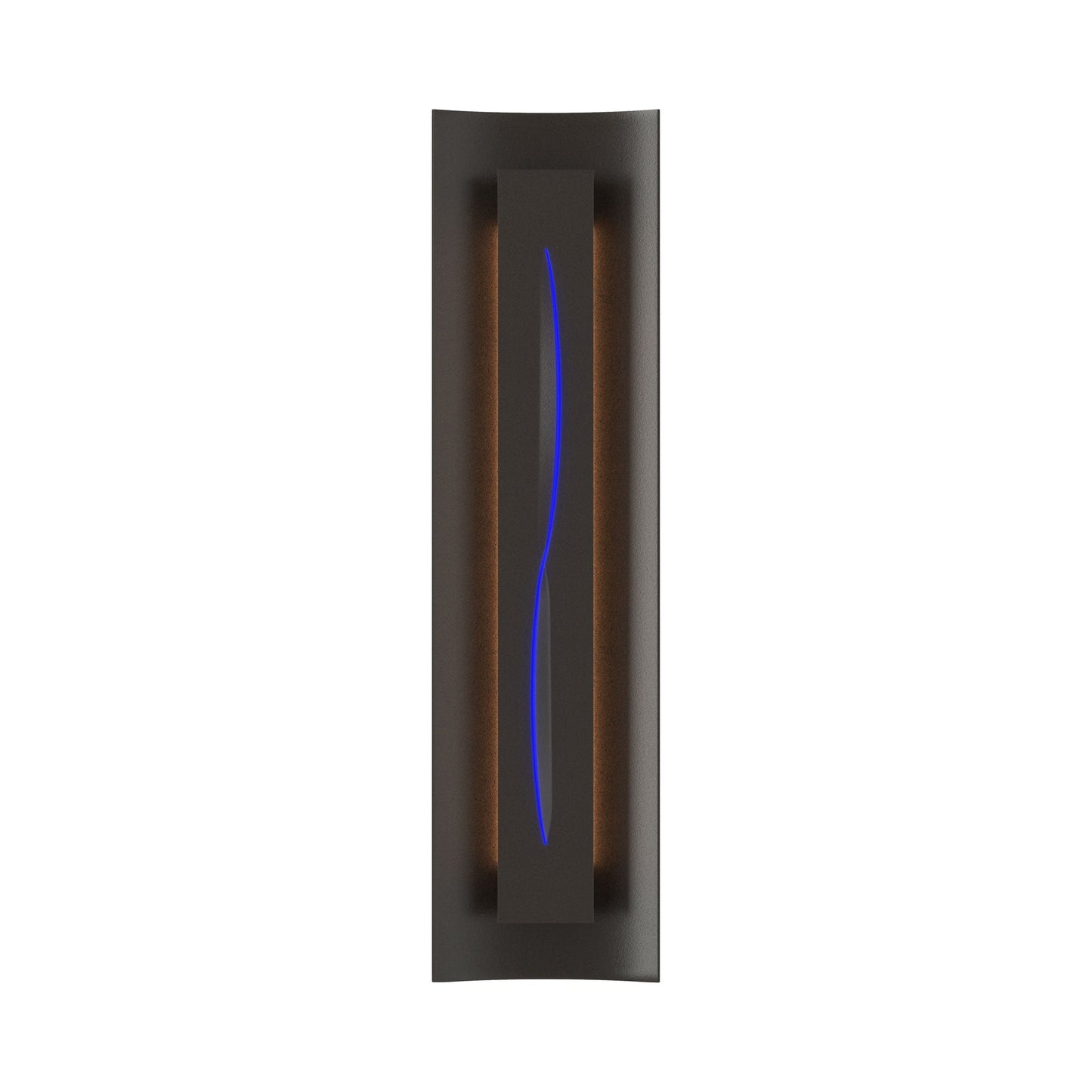 Gallery 217640 Wall Light in Oil Rubbed Bronze/Blue Glass.
