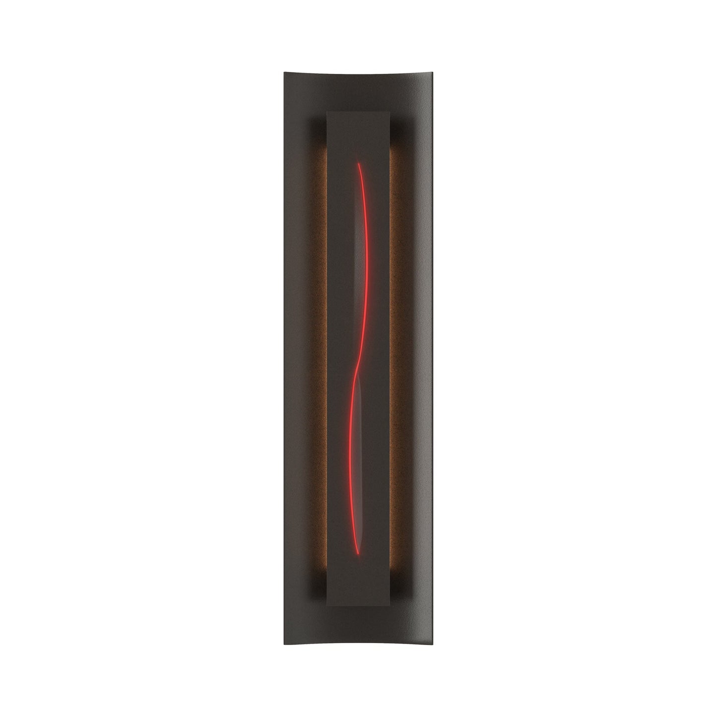 Gallery 217640 Wall Light in Oil Rubbed Bronze/Red Glass.