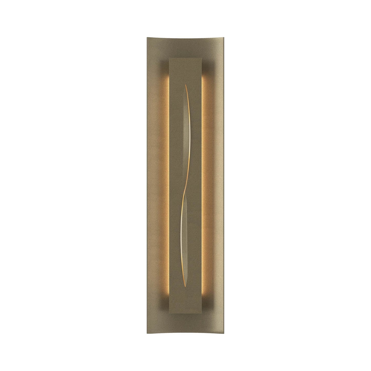 Gallery 217640 Wall Light in Soft Gold/Ivory Art Glass.