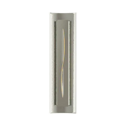 Gallery 217640 Wall Light in Sterling/Amber Glass.