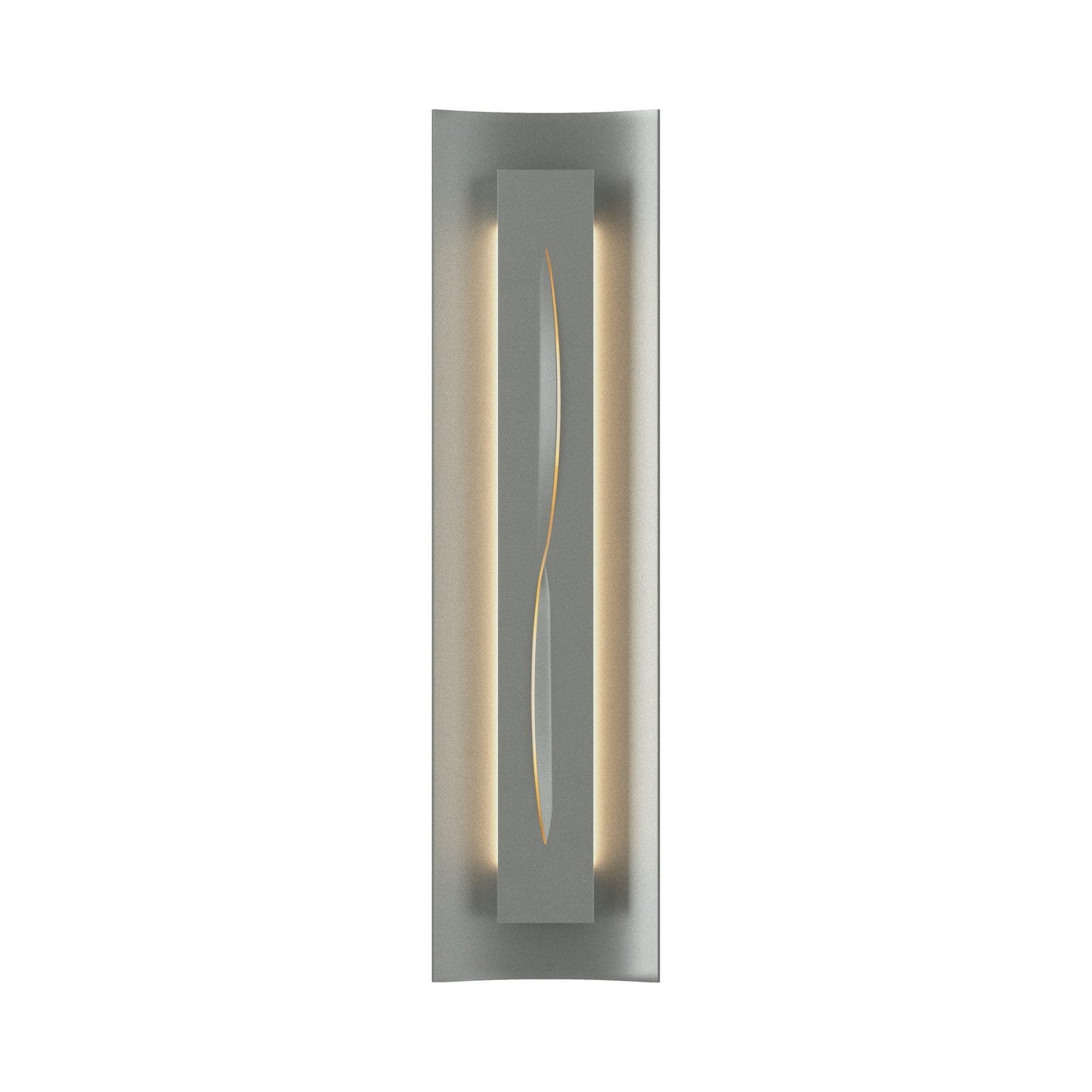 Gallery 217640 Wall Light in Vintage Platinum/Ivory Art Glass.