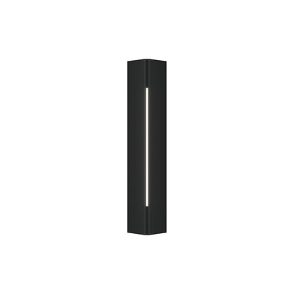 Gallery Outdoor Wall Light in Coastal Black (24.3-Inch).