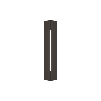 Gallery Outdoor Wall Light in Coastal Dark Smoke (24.3-Inch).