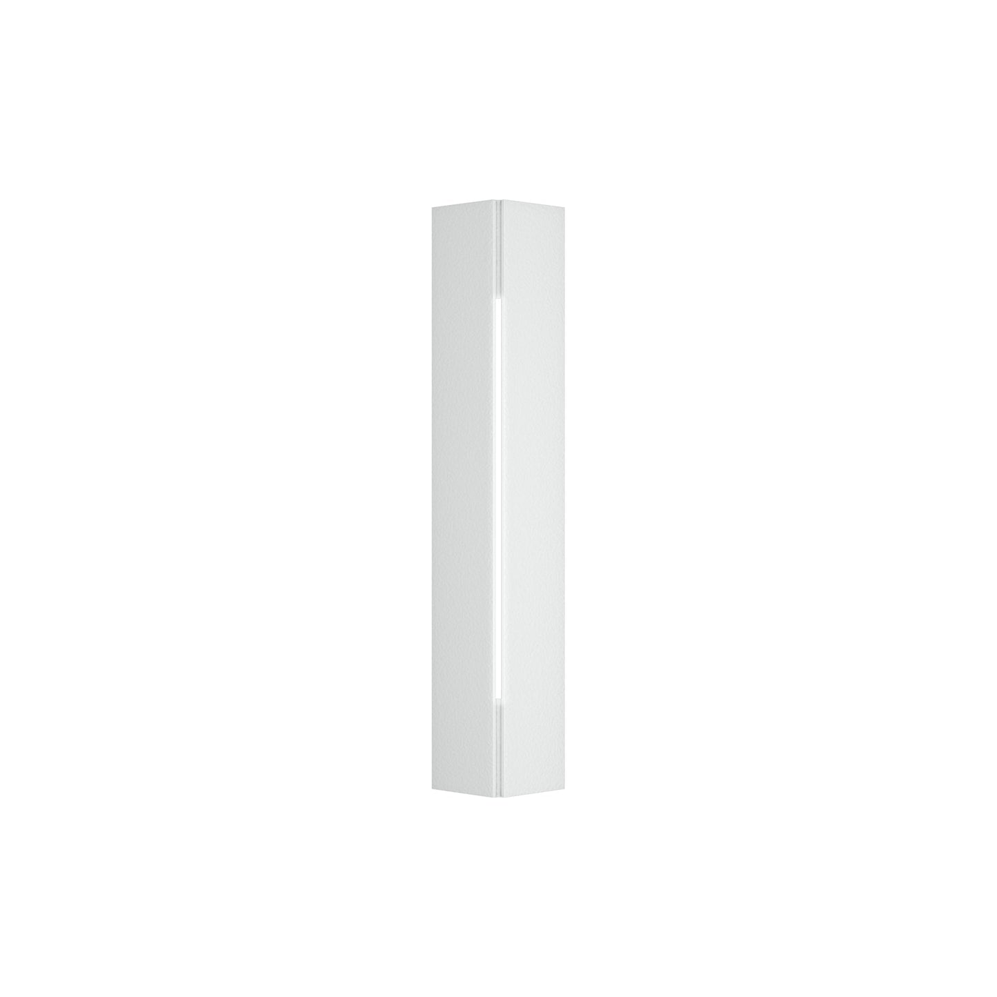 Gallery Outdoor Wall Light in Coastal White (24.3-Inch).