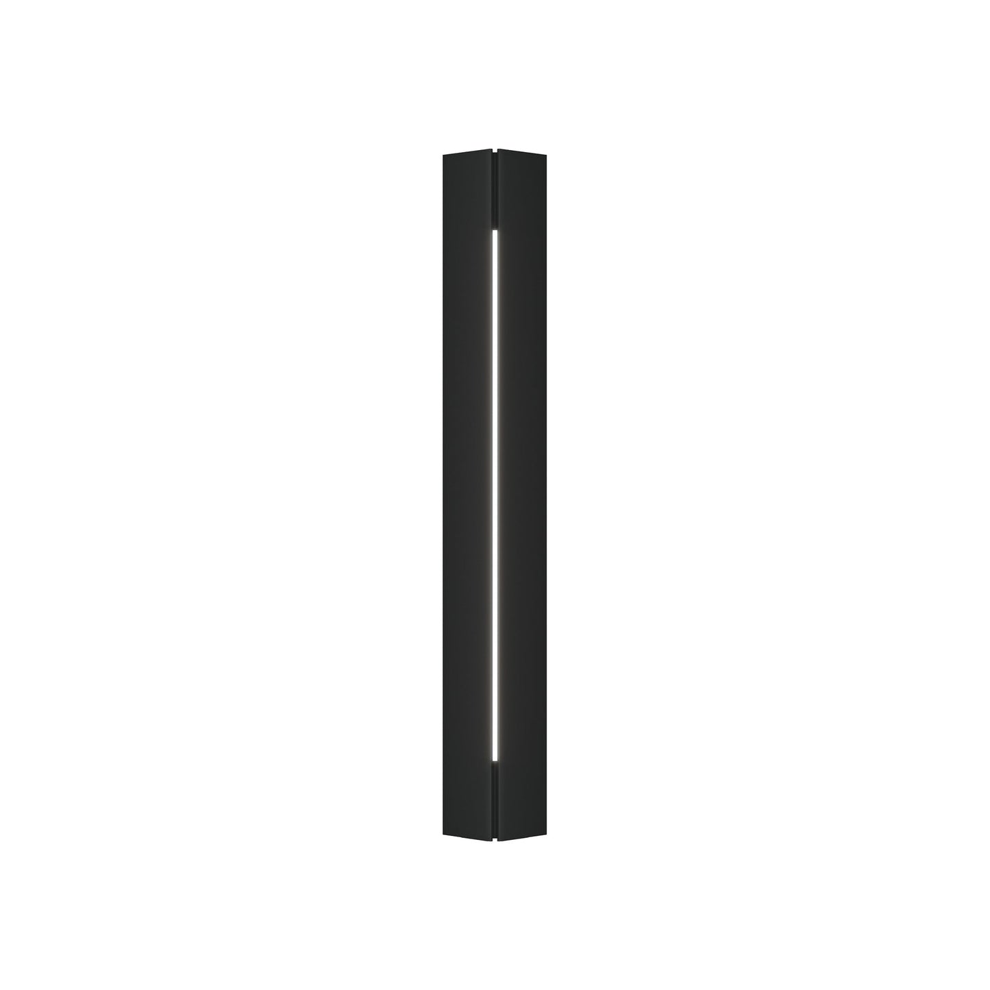 Gallery Outdoor Wall Light in Coastal Black (35.9-Inch).