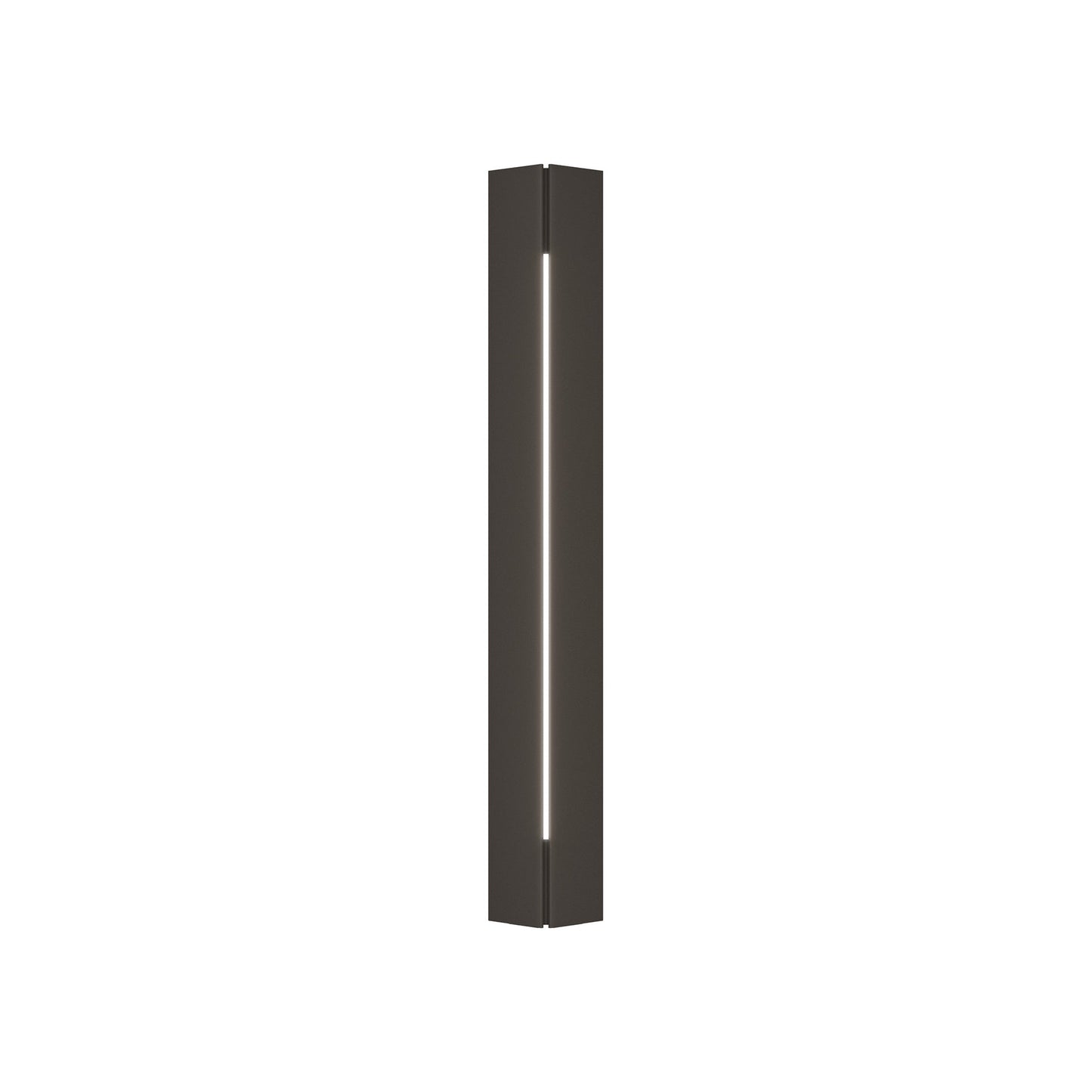 Gallery Outdoor Wall Light in Coastal Dark Smoke (35.9-Inch).