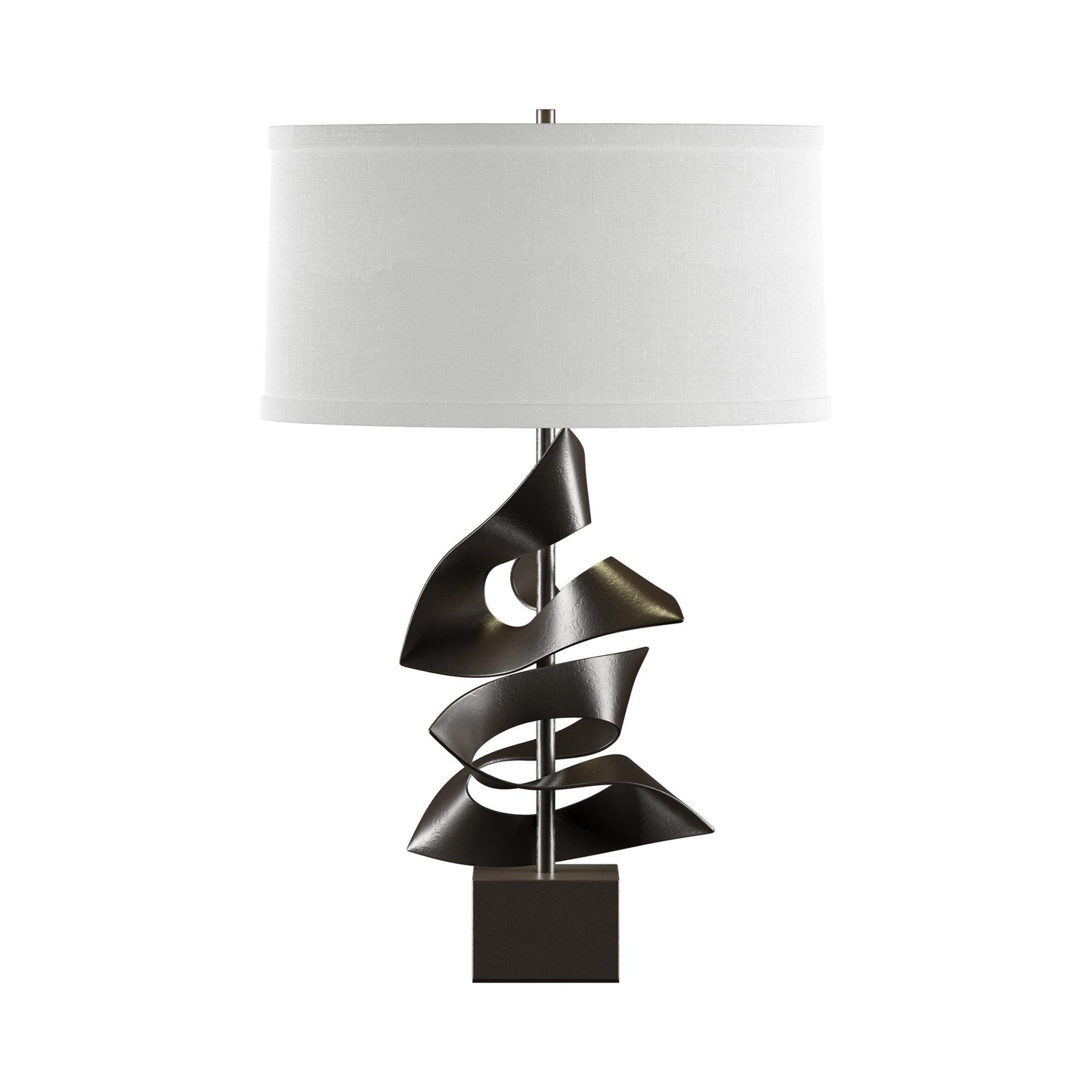 Gallery Twofold Table Lamp in Oil Rubbed Bronze/Natural Anna.