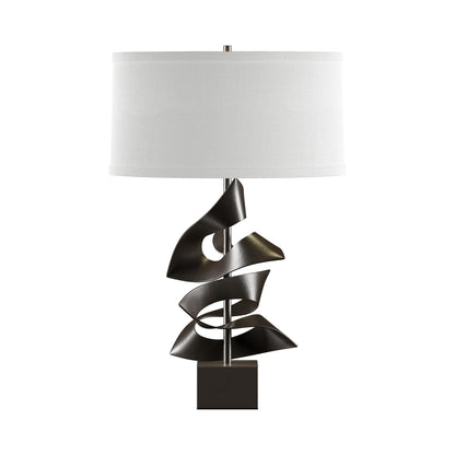 Gallery Twofold Table Lamp in Oil Rubbed Bronze/Natural Anna.