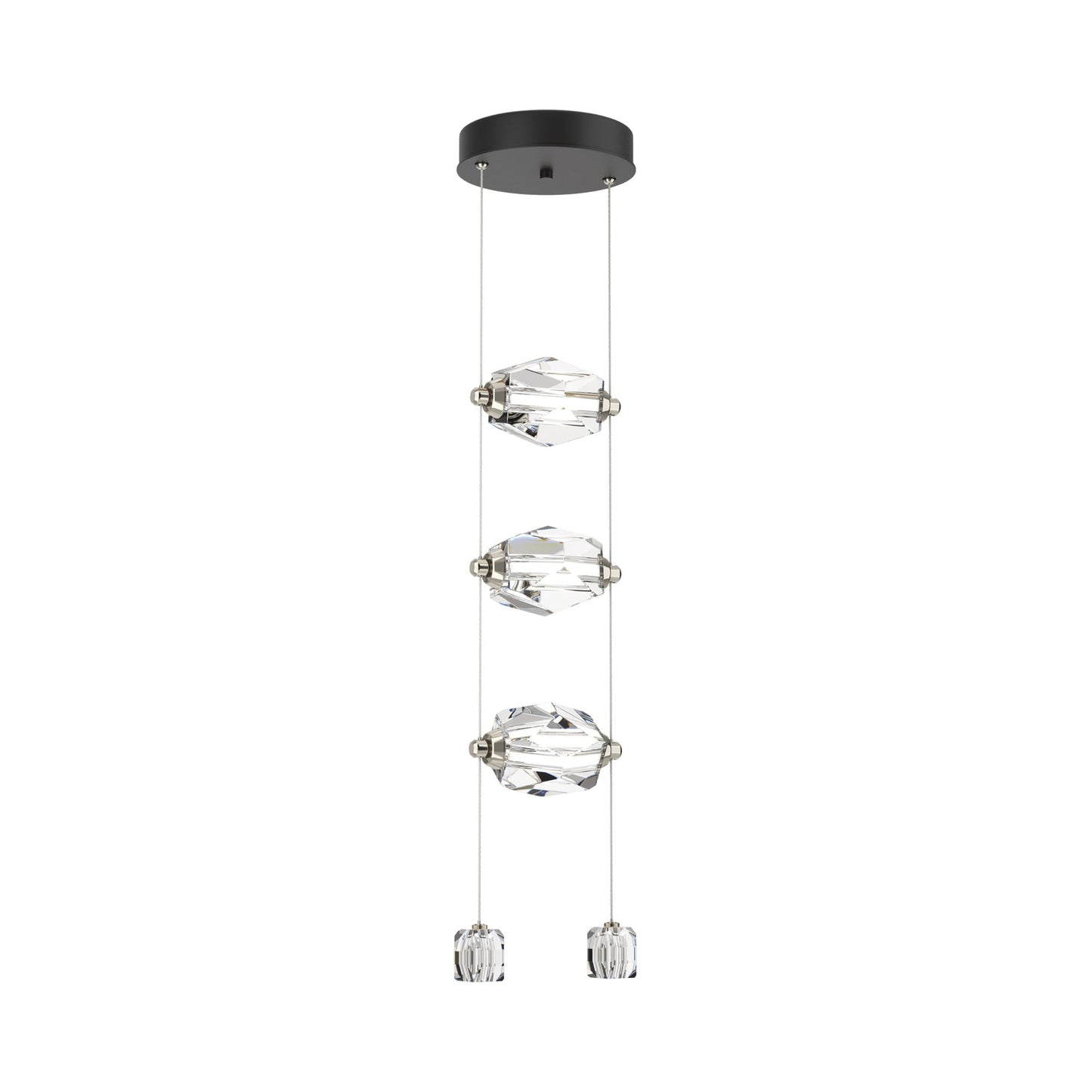 Gatsby LED Pendant Light in Black (3-Light).