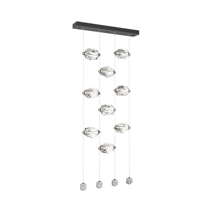 Gatsby LED Pendant Light in Black (9-Light).
