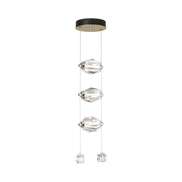 Gatsby LED Pendant Light in Modern Brass (3-Light).