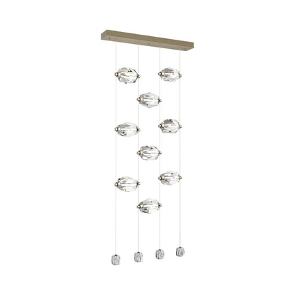Gatsby LED Pendant Light in Soft Gold (9-Light).