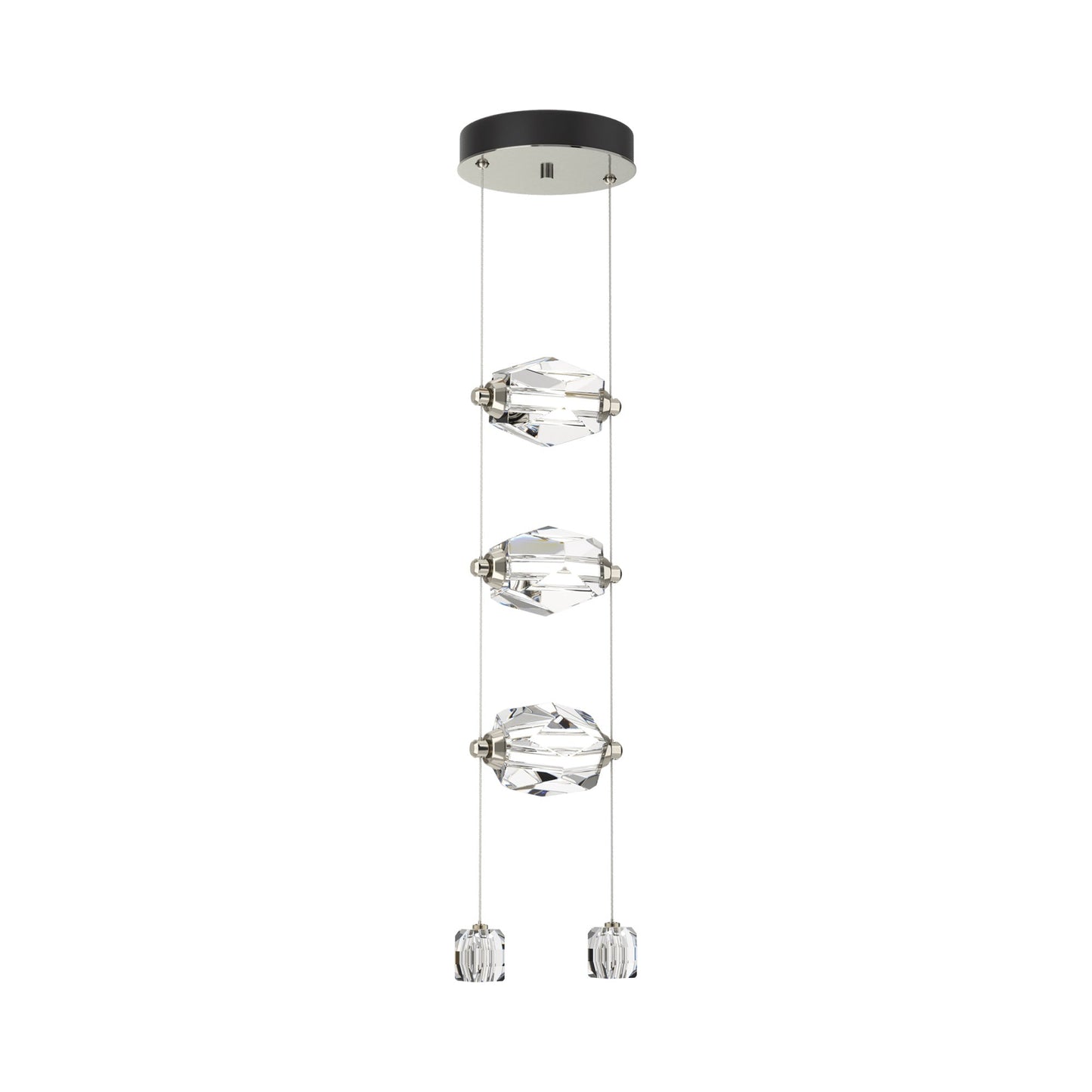 Gatsby LED Pendant Light in Sterling (3-Light).