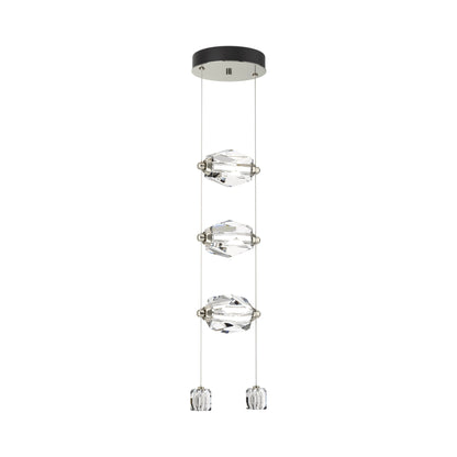 Gatsby LED Pendant Light in Sterling (3-Light).
