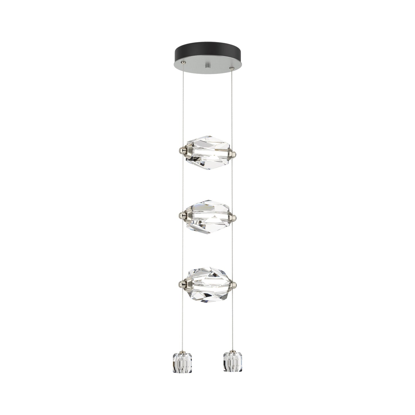 Gatsby LED Pendant Light in Vintage Platinum (3-Light).