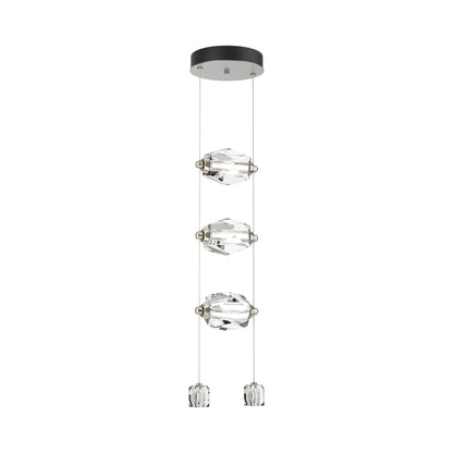 Gatsby LED Pendant Light in Vintage Platinum (3-Light).