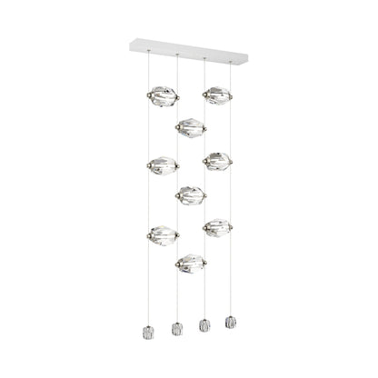 Gatsby LED Pendant Light in White (9-Light).