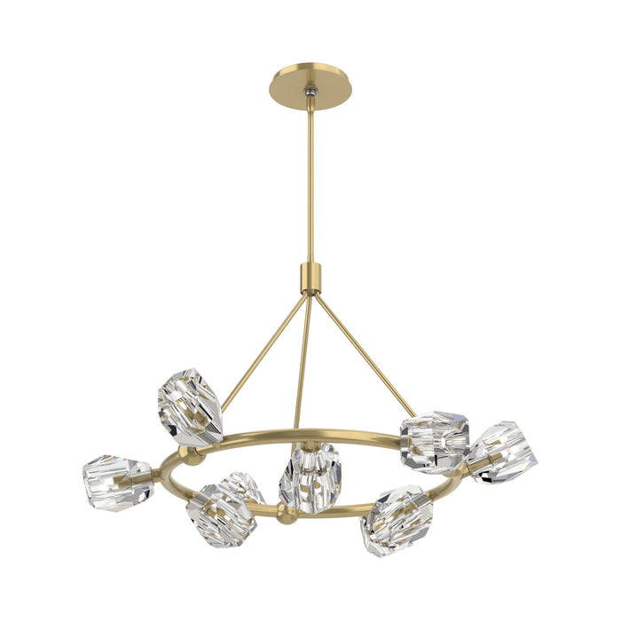 Gatsby Ring Pendant Light in Modern Brass.