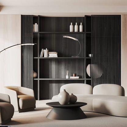 Glissade LED Table Lamp in living room.