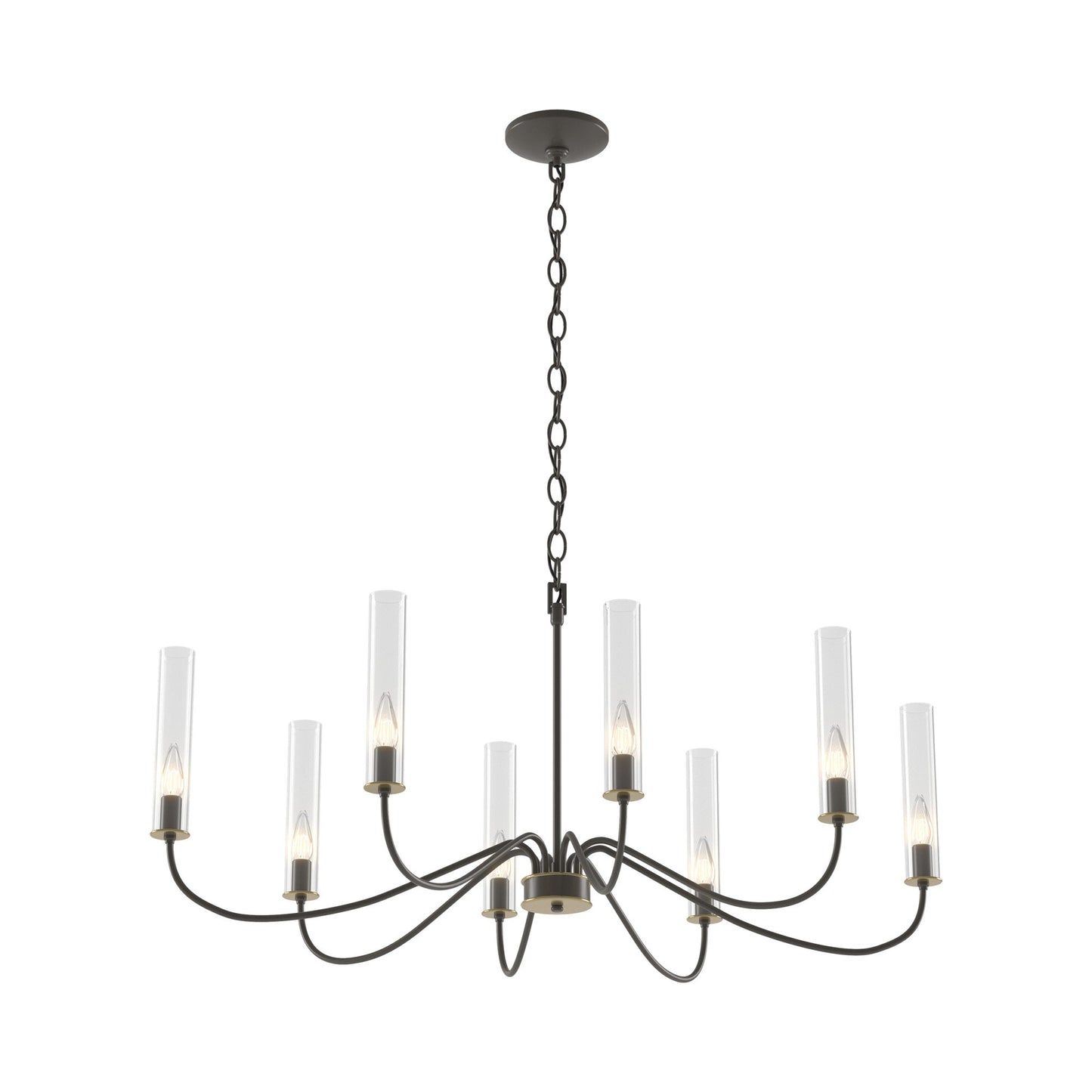 Grace Chandelier in Dark Smoke.