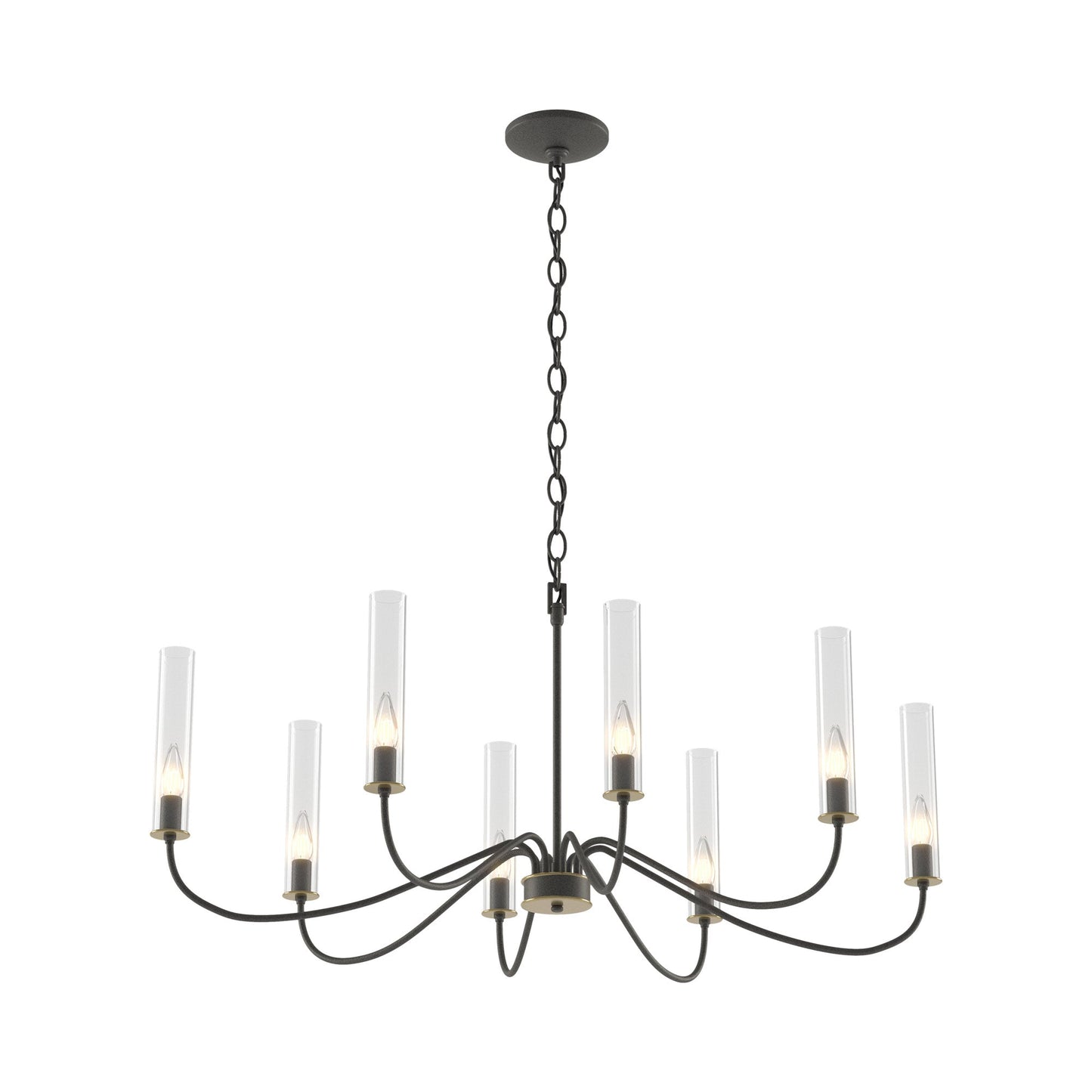 Grace Chandelier in Natural Iron.