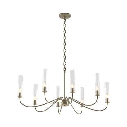 Grace Chandelier in Soft Gold.