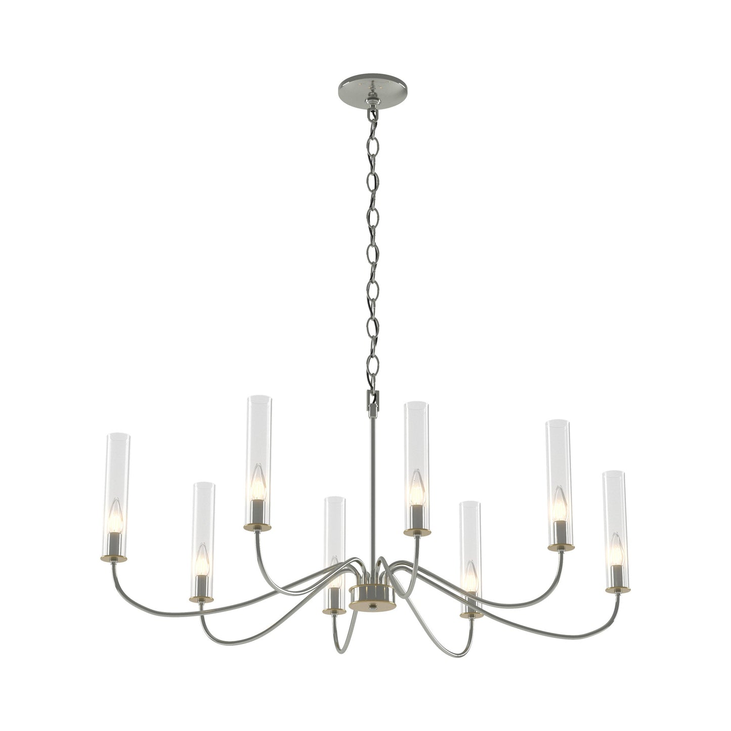 Grace Chandelier in Sterling.