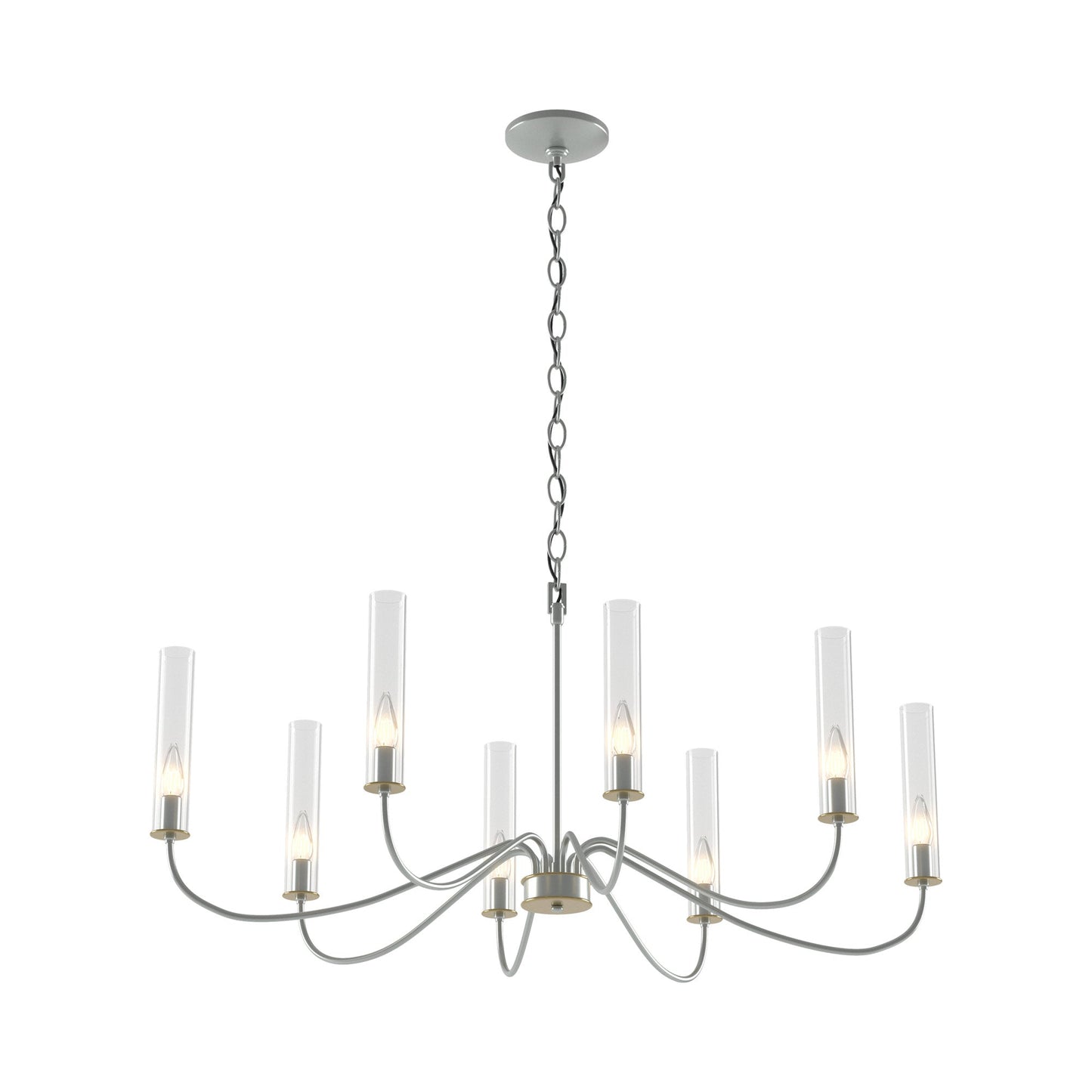 Grace Chandelier in Vintage Platinum.