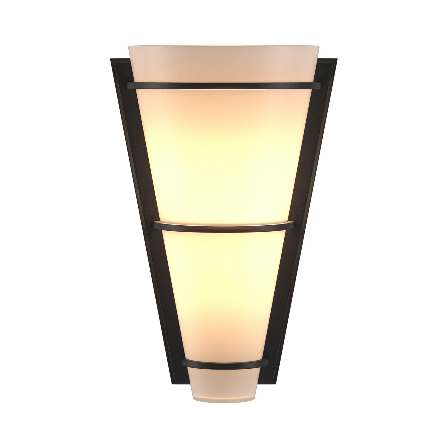 Half Cone Suspended in Black.
