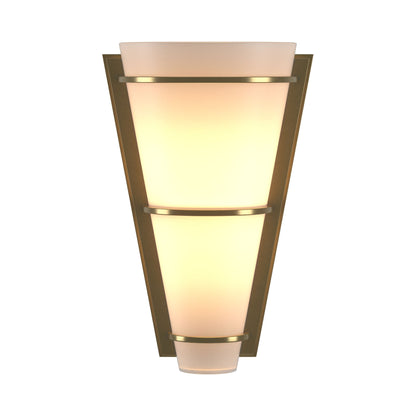 Half Cone Suspended in Modern Brass.