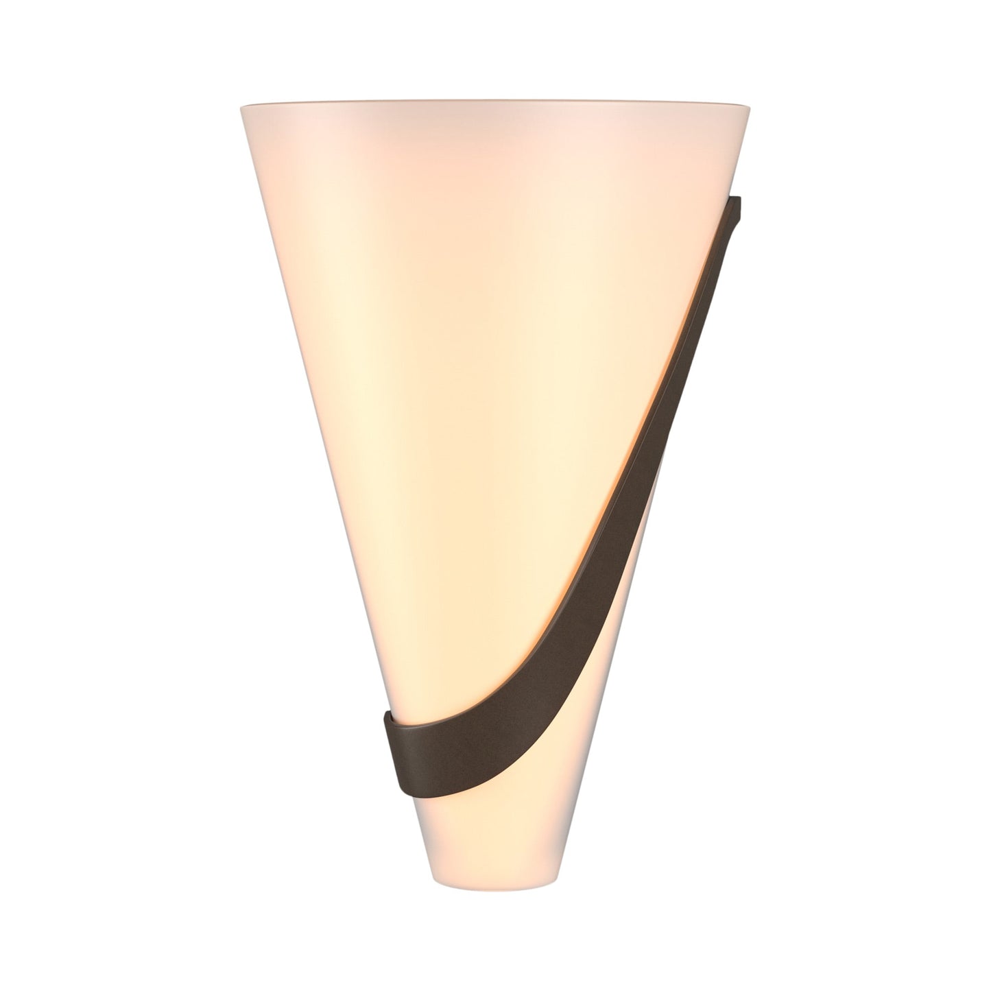 Half Cone Wall Light in Bronze (Right).