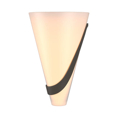 Half Cone Wall Light in Dark Smoke (Right).