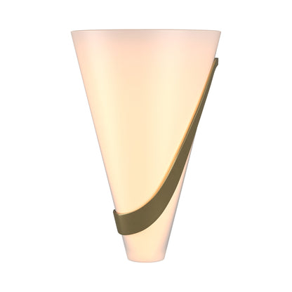 Half Cone Wall Light in Modern Brass (Right).