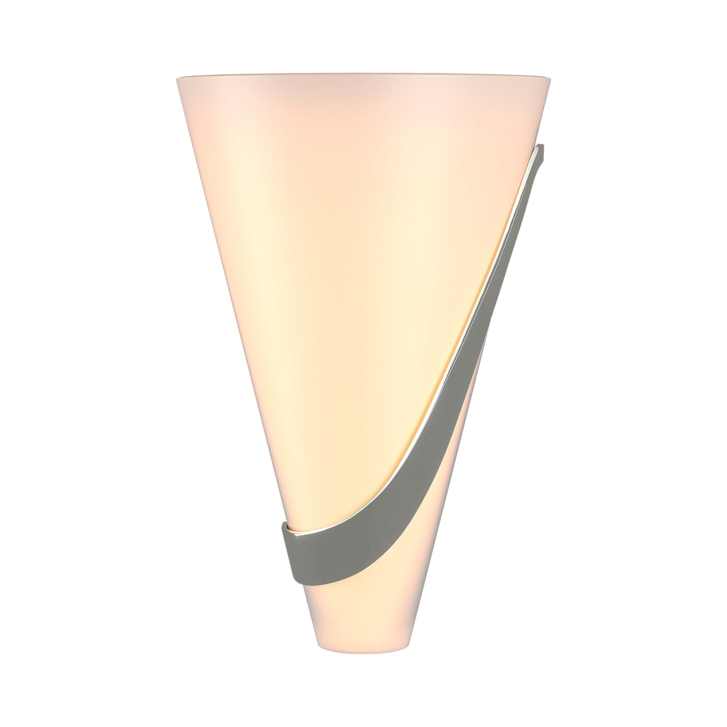 Half Cone Wall Light in Sterling (Right).