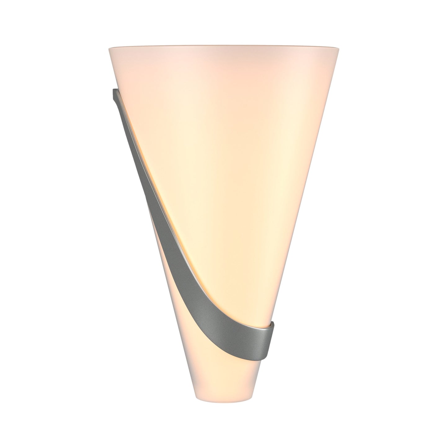 Half Cone Wall Light in Vintage Platinum (Left).