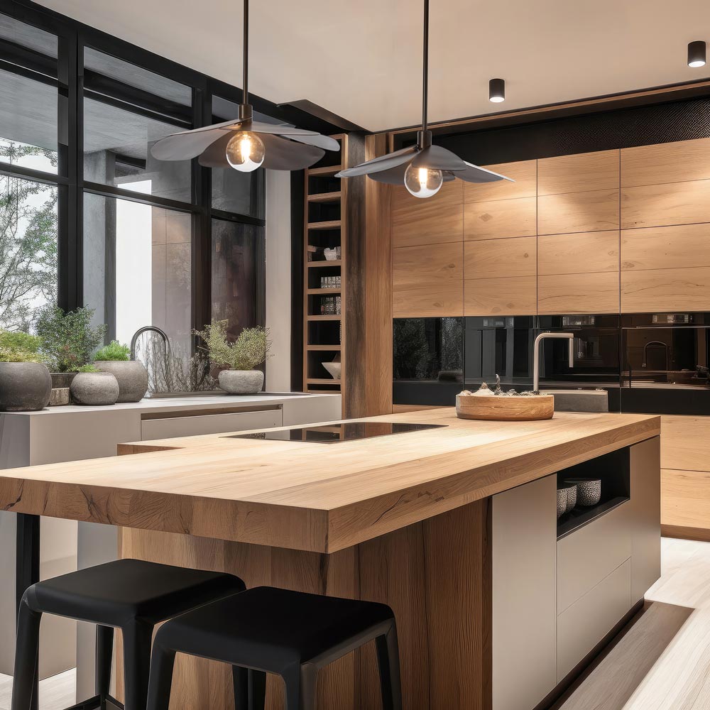 Hana Pendant Light in kitchen.