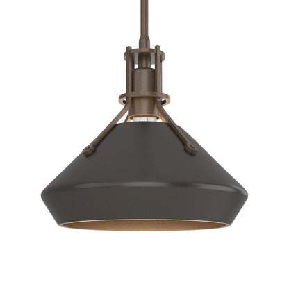 Henry Chamfer Pendant Light in Bronze/Oil Rubbed Bronze.