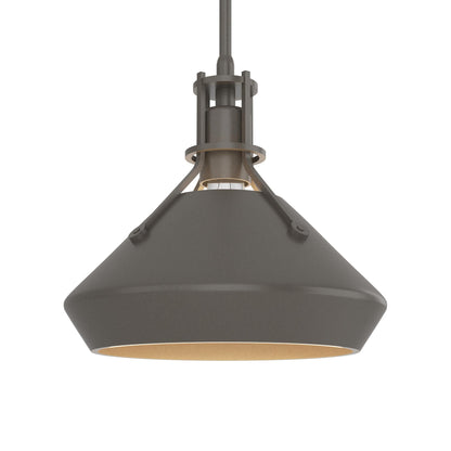 Henry Chamfer Pendant Light in Dark Smoke/Dark Smoke.