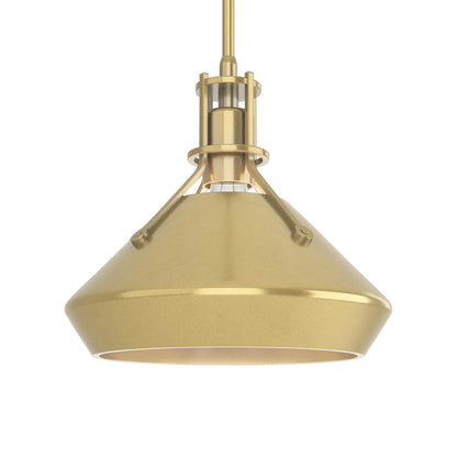 Henry Chamfer Pendant Light in Modern Brass/Modern Brass.