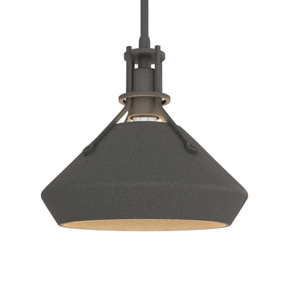 Henry Chamfer Pendant Light in Natural Iron/Natural Iron.
