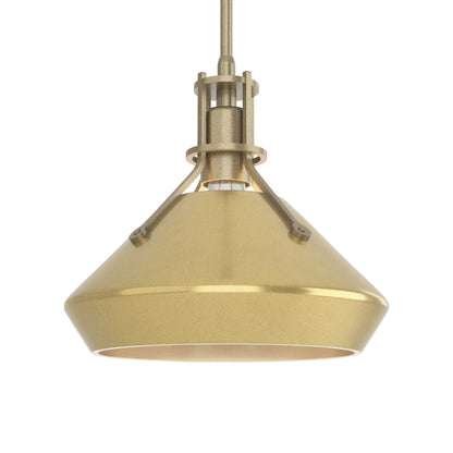 Henry Chamfer Pendant Light in Soft Gold/Modern Brass.